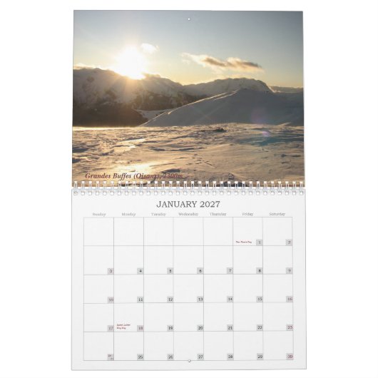 2013 MDN ALPS CALENDAR KALENDER (Jan 2027)