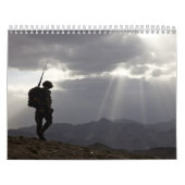 2013 Militaire silhouettes in God We vertrouwen Kalender (Hoes)