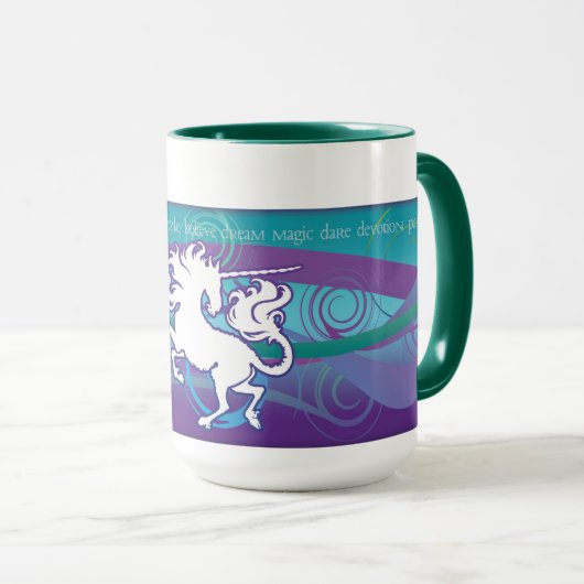 2013 Mink Mok Inspirerend Unicorn 15oz Mok (Voorkant rechts)