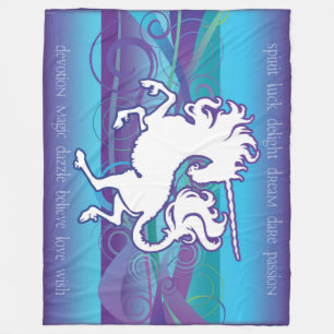 2013 Mink Nest Inspirerend Unicorn Blanket Fleece Deken