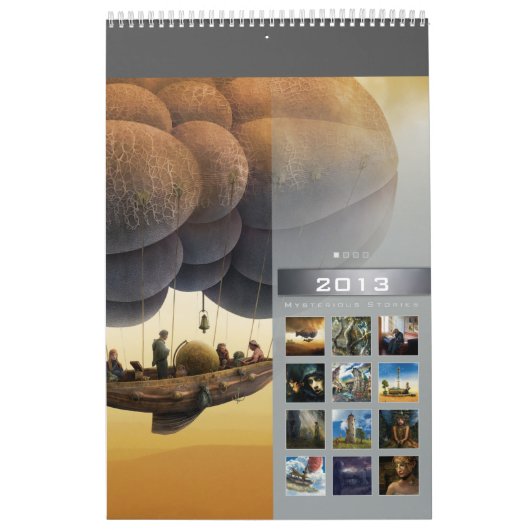2013 Mysterious Stories (1) - Wall Agenda Kalender (Hoes)