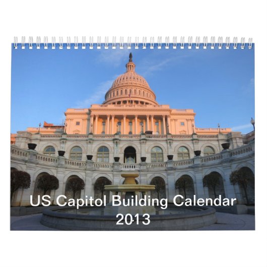 2013 (niet 2025) US Capitol Building Calendar Kalender (Hoes)