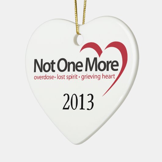 2013 Niet nog één versiering Keramisch Ornament (Links)