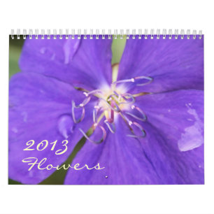 2013: schitterende fotokalender voor bloemen kalender