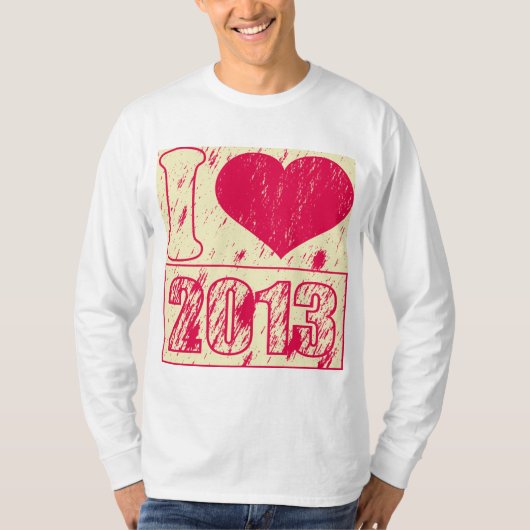 2013 - Sneeuwse vintage - T-Shirt (Voorkant)