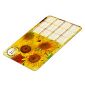 2013 Sunflower Calendar Magnet Magneet (Linkerzijde)