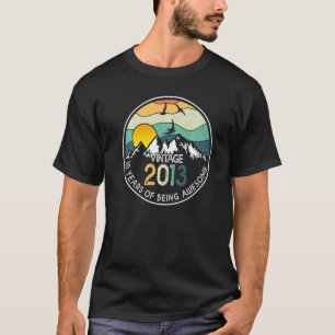 2013 tiende verjaardag 10 jaar oud t-shirt