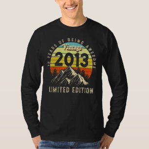 2013 tiende verjaardag 10 jaar oud t-shirt