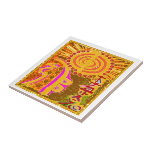 2013 v.Chr. REIKI-helingssymbolen Tegeltje (Zijkant)