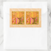 2013 ver. REIKI Genezingssymbolen Rechthoekige Sticker (Tas)