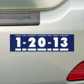2013 Verkiezingen Bumpersticker (Op auto)