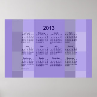 2013 Wandkalender Poster