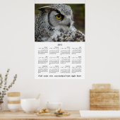 2013 Wandposter OWL Profielfoto Jaarkalender Poster (Keuken)