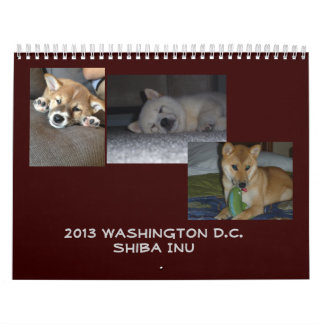 2013 Washington D.C. Shiba Inu Kalender