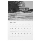 2013 Washington DC (zwart-wit) Agenda Kalender (Mar 2026)