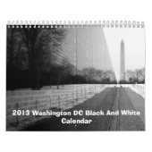 2013 Washington DC (zwart-wit) Agenda Kalender (Hoes)