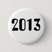 2013 Witte Button met zwarte briefing (Voorkant)