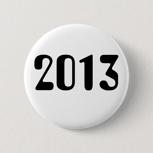 2013 Witte Button met zwarte briefing (Voorkant)