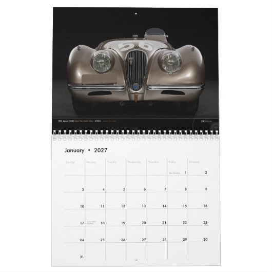 2013 XKdata Fundraising Calendar Kalender (Jan 2027)