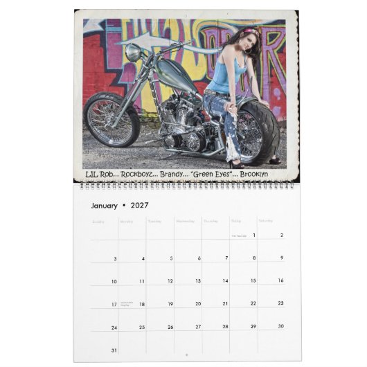 2013 XTREME UIT-TAKES CALENDAR! KALENDER (Jan 2027)