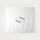 2014 Achtste 8 jaar oud Baseball Gift Achtste Wandkleed (Voorkant (horizontaal))