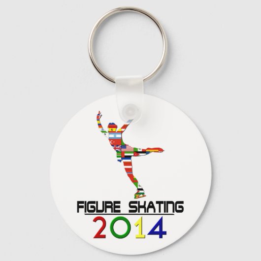 2014: Afbeelding schaatsen Sleutelhanger (Voorkant)