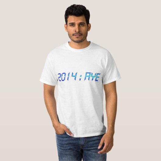 2014:AYE - blauw T-shirt (Voorkant volledig)