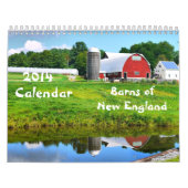 2014 Barns of New England - 2 Kalender (Hoes)