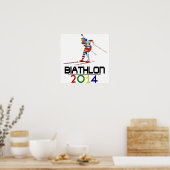 2014: Biathlon Poster (Keuken)