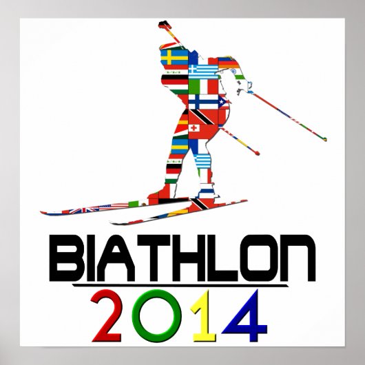 2014: Biathlon Poster (Voorkant)