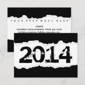 2014 (bladzijdig) kaart (Voorkant / Achterkant)