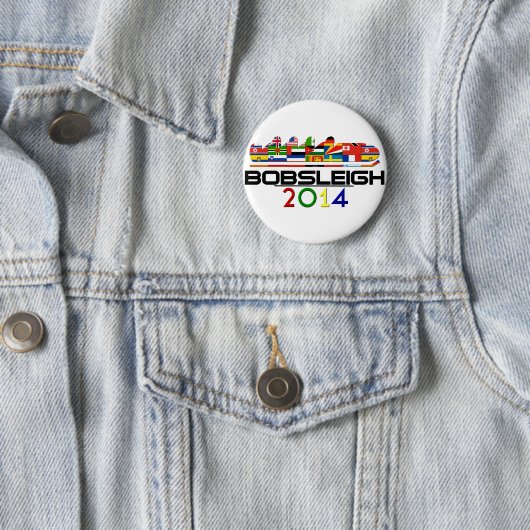 2014: Bobsled Ronde Button 5,7 Cm (In situ)