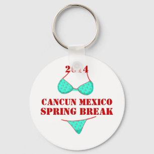 2014 Cancun Mexico Spring Break Souvenir Sleutelha Sleutelhanger