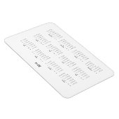 2014 Creëer IT Zelf Kalender Magneet (Rechterzijde)