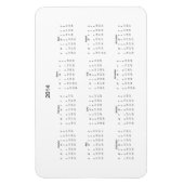 2014 Creëer IT Zelf Kalender Magneet (Verticaal)