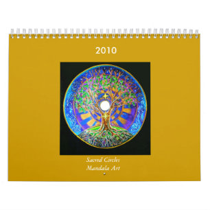 2014 de heilige Kalender van de Kunst van Mandala