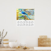 2014 Demotivationele kalender geluk Poster (Keuken)