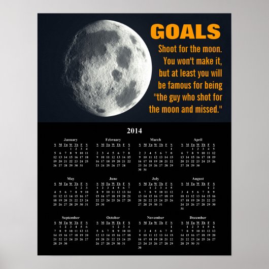 2014 Demotivationele kalender Poster (Voorkant)