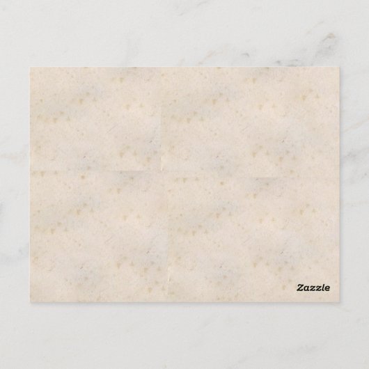 2014 Edwardian Mode Pocket Calendar Briefkaart (Achterkant)