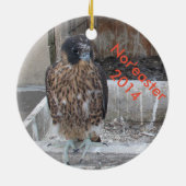 2014 Evenmin als "easter Ornament" Keramisch Ornament (Achterkant)