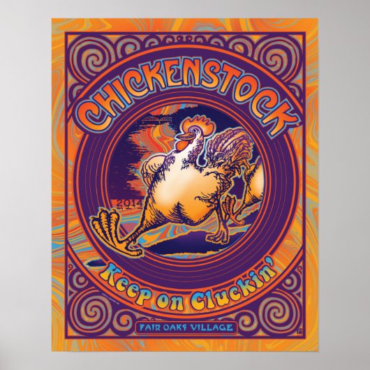 2014 Fair Oaks Chicken Stock Poster 16 x 20 inch (Voorkant)