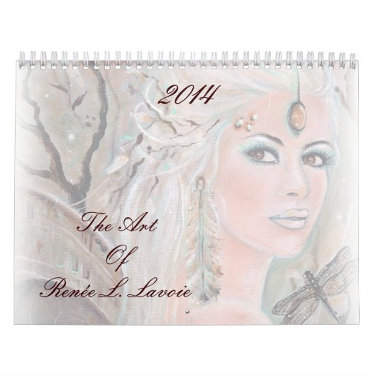 2014 Fantasy art kalender van Renee L. Lavoie (Hoes)