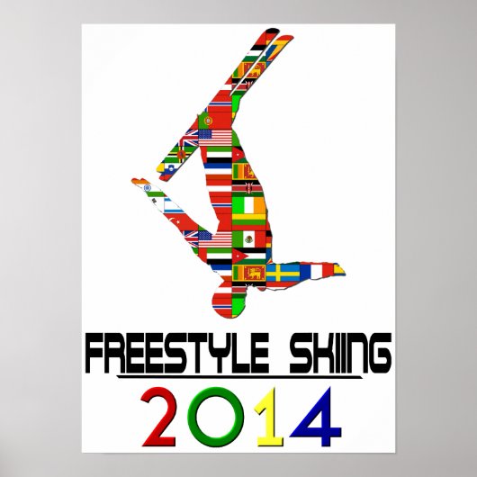 2014: Freestyle Skiing Poster (Voorkant)