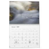 2014 Fuzzy Water Schriftkalender Kalender (Jan 2027)