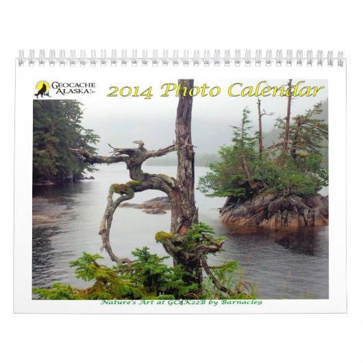 2014 GeocacheAlaska! Fotokalender Kalender (Hoes)