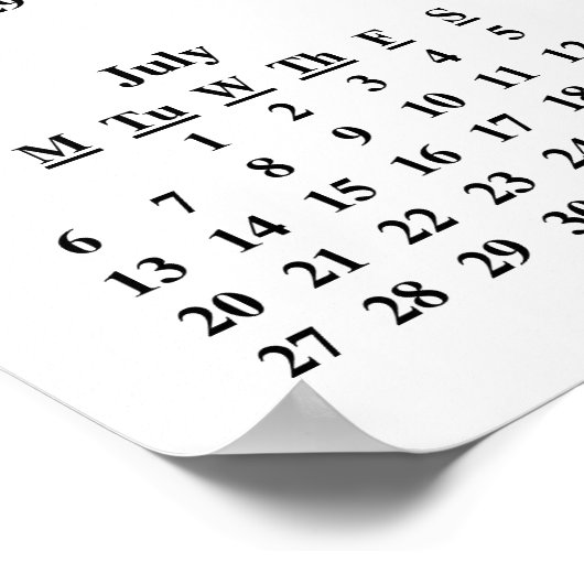 2014 Geschilderde Blauwe Luchter Wall Kalender Poster (Hoek)