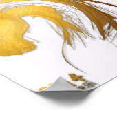 2014 Gold Chinese Horse Year Zodiac Poster 2 (Hoek)