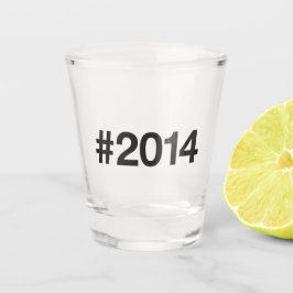 2014 Hashtag 11 Verjaardag Jubileum Shot Glas
