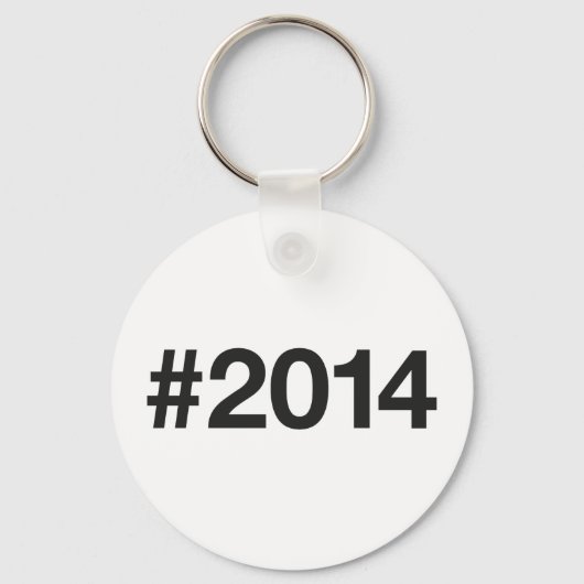 2014 Hashtag 11 Verjaardag Jubileum Sleutelhanger (Voorkant)