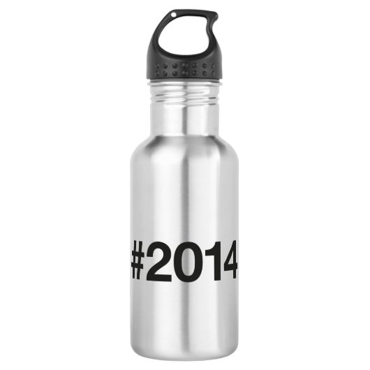 2014 Hashtag 11 Verjaardag Jubileum Waterfles (Voorkant)